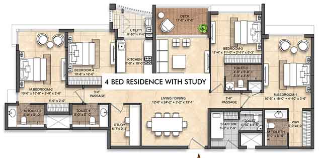 Lodha Divino floor plan