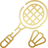  Badminton courts