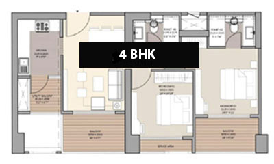 Lodha Woods floor plan
